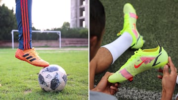 Las botas de fútbol se pueden clasificar, principalmente, en tres categorías: con suela de goma, multitacos y de tacos.