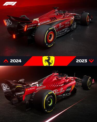 Comparación con el SF-23 del 2023.