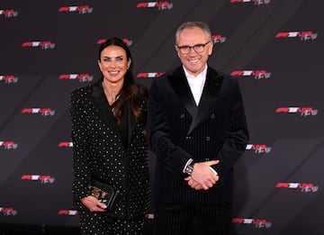 El CEO de la F1 Stefano Domenicali y su mujer Silvia Colombo.