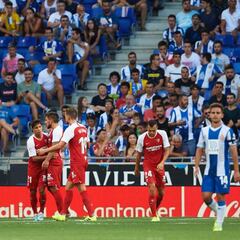 Reguilón y Nolito bajan a la tierra a un Espanyol sin pólvora