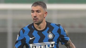 Kolarov, con el Inter.