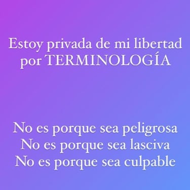 “No es porque sea peligrosa”, dijo YosStop a través de un mensaje en Instagram