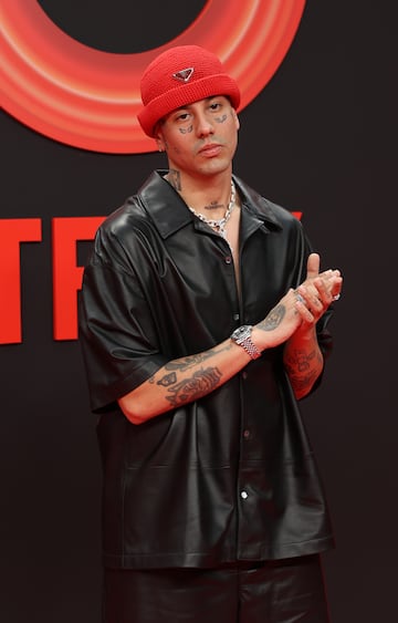 Duki durante la fiesta que organiza Netflix para celebrar el 10º aniversario de su llegada a España.