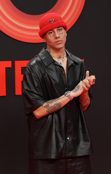 Duki durante la fiesta que organiza Netflix para celebrar el 10º aniversario de su llegada a España.