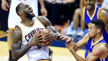 Warriors - Cavaliers , quinto partido de las Finales de la NBA, 13/06/2016.