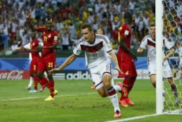 Klose, tras marcar ante Ghana.