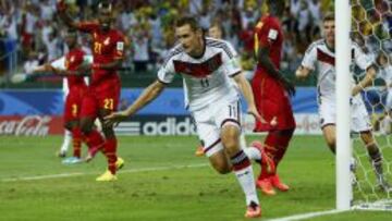 Klose, tras marcar ante Ghana.