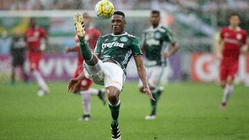 El Palmeiras anuncia una cumbre este viernes con Yerry Mina