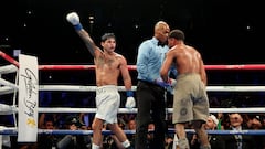 Ryan Garcia knocked down WBC super lightweight championship Devin Haney three times in a stunning win at Brooklyn’s Barclays Center in New York.