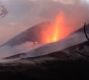 Un escenario de película: la intensa actividad del volcán y el ruido ensordecedor del viento