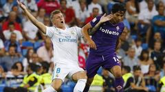 Fernández jugó por Fiorentina en amistoso ante Real Madrid