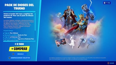 Fortnite x Thor: Love and Thunder - Nuevas skins de Thor y Jane Foster llegan al juego
