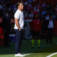 Lopetegui: "El gol que nos han anulado está cogido con pinzas"