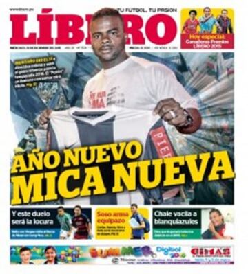 Portadas de la prensa mundial