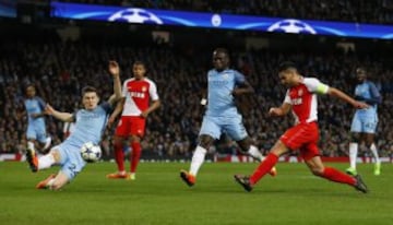 El delantero colombiano marcó el primer y el tercer gol del Mónaco en el partido ante el Manchester City, en Inglaterra, en la ida de los octavos de final de Champions League.