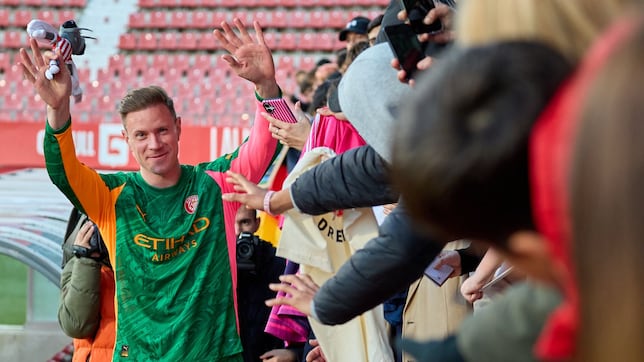 Aquí está Ter Stegen, papá