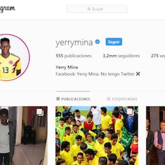 Yerry Mina quita de su perfil de Instagram que es del Barça