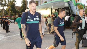 Javi García, durante un viaje.