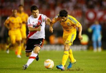 Esa noche en el Monumental, Damian Álvarez fue una pesadilla para los defensas de River Plate.