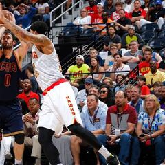 Cavs: casi más triples (77) que tiros de dos (81) ante los Hawks