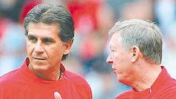 <b>CRÍTICAS AL DELFÍN. </b>Ferguson estaba planeando su sucesión y dejaba el equipo en manos de Queiroz.