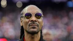 Snoop Dogg looks on during the 2023 NFL Pro Bowl Games