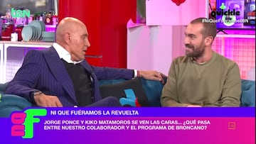 Jorge Ponce, sobre Broncano: “Tiene unos huevos que no caben en este plató”