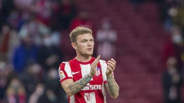 Trippier, en el partido ante el Rayo Vallecano.