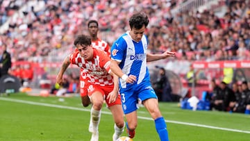Manu Sanchez contra el Girona el pasado sábado.