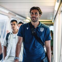 Iborra, Pablo Martínez, Pampín y Alfonso Pastor, preparados