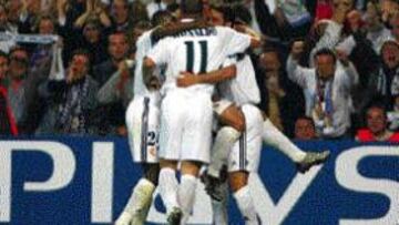 <B>MAJESTADES.</b> Los galácticos del Madrid despiertan la pasión en Europa.