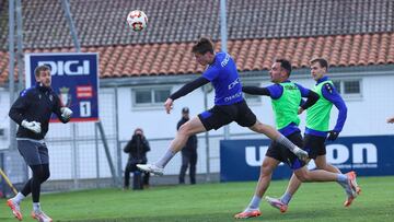 Entrenamiento esta mañana en Tajonar.