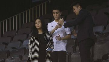 13/02/16 PARTIDO PRIMERA DIVISION 
 VALENCIA - ESPANYOL
 KIM LIM HIJA DE PETER LIM GRADA PALCO