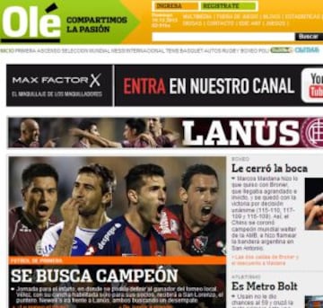 Las portadas de la prensa extranjera