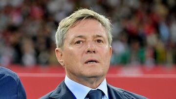 Soccer Football - International Friendly - Austria v Serbia - Ernst Happel Stadium, Vienna, Austria - June 4, 2024 Serbia coach Dragan Stojkovic before the match REUTERS/Elisabeth Mandl