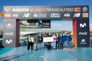 La Maratón Valencia unida por el Dia Internacional de las personas con discapacidad.
