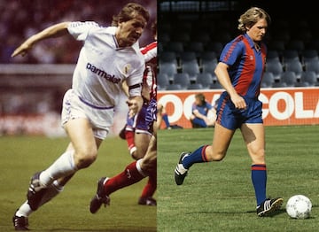 El gran jugador alemn Schuster jug para el Real Madrid y Barcelona en la dcada de los 80. Adems como director tcnico dirigi al Real Madrid entre otros conjuntos.