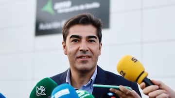 Haro, en el aeropuerto.