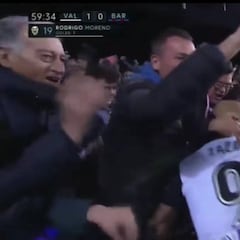 El Atlético, molesto por la roja a Costa: Rodrigo no vio tarjeta por celebrar un gol con la grada