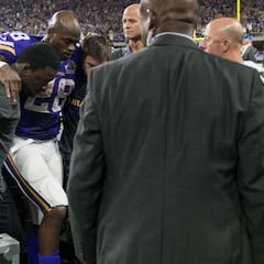 Adrian Peterson no tiene daños graves en la rodilla