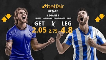 Getafe CF vs. CD Leganés: horario, TV, pronósticos, estadísticas y clasificación