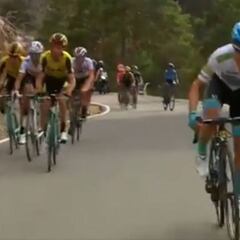 Resumen de la Vuelta a España, etapa 5: Superman López golpea primero