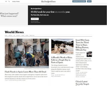 Las inundaciones repentinas en España dejan más de 60 muertos.