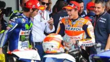 Marc Márquez y Rossi.