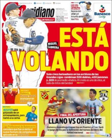 Portadas de la prensa mundial