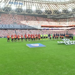 Así de espectacular luce San Mamés en el retorno del Athletic a la Champions