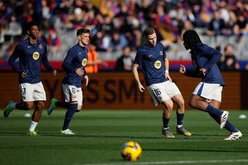 Los futbolistas del Barcelona se mostraban confiados para este duelo ante Las Palmas, sin saber que el sufrimiento en LaLiga continuaría.