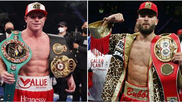Pese a que el pugilista estadounidense Caleb Plant era la primera opción del Canelo Álvarez para volver a los cuadriláteros, este se negó por una razón.