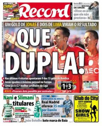 Portadas de la prensa deportiva