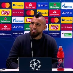 Seguramente eligió salir a rueda de prensa para decir esto: lo que hará Vidal si gana al Madrid